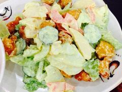 炸鸡色拉-郑阿姨的家·이모네·韩料&烤肉(武川路店)