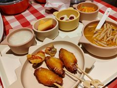 苹果烤鸡翅儿童餐-西贝(华发商都店)