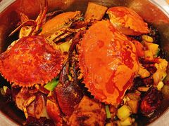 香辣蟹炒菜-秦记香辣蟹(松榆里店)