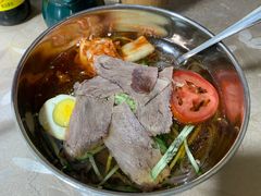 -吉林延边牛肉汤饭，大冷面