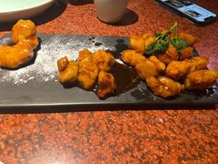 雪花糖醋里脊-绿茶餐厅(蓝色港湾店)