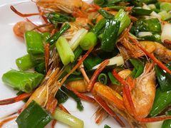 葱爆虾-广迎居老正兴菜馆