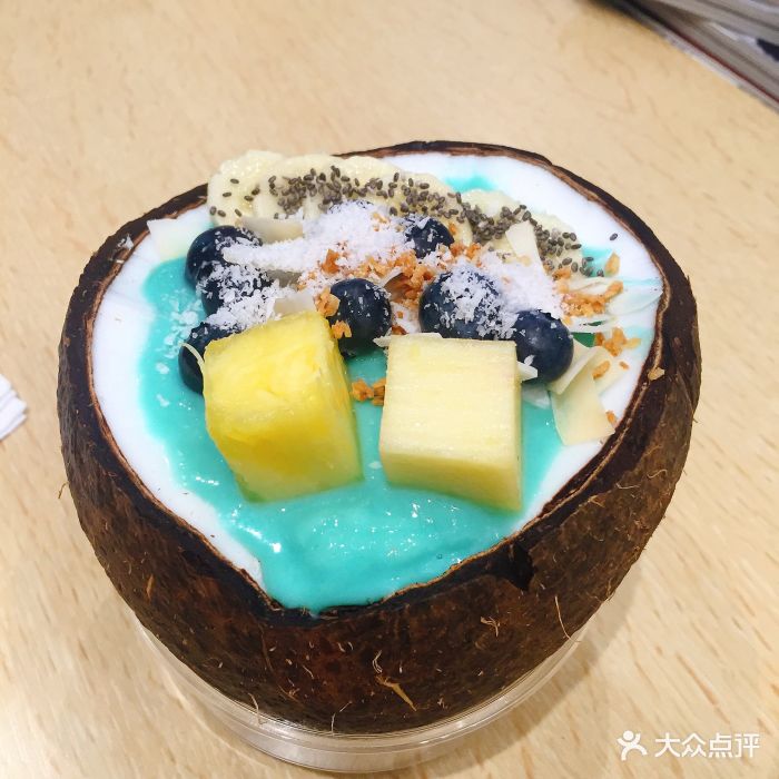 fancy fruit(万象天地店)冰岛蓝椰子碗图片