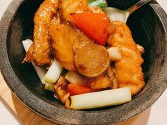 石锅姜葱老虎斑-利苑酒家(华熙国际店)