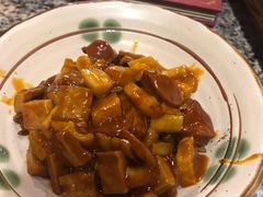 笋干炒鸡胗-南京大牌档(香港广场店)