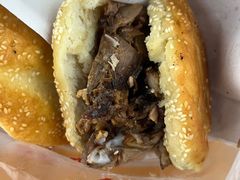 -京东一绝西海子西园烧饼夹肉