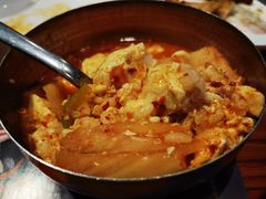 嫩豆腐汤-万兴佳烤肉·长白山老味道(宏泰广场店)
