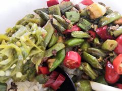 四季豆榄菜肉沫-霸碗盖码饭(长沙星沙吾悦店)
