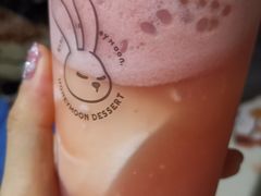 可以吸的草莓爆珠双皮奶-满记甜品(金融街店)