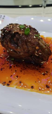 左麻右辣重庆菜-"好吃好吃推荐一下!兔子头芋儿虾还有豆腐炒.