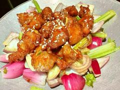 蒜香蜜汁排骨-绿茶餐厅(西单老佛爷店)