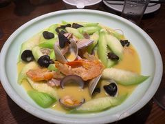 家烧本地丝瓜-四灶儿·2005地道杭帮菜(杭州鼓楼1店)