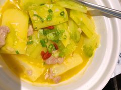 干贝肉末焖节瓜（或白玉苦瓜）-闽和南(深圳万象城店)
