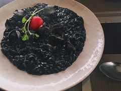 墨鱼汁蛤蜊烩饭-IL Forno 意坊·意大利餐厅(温州万象城店)