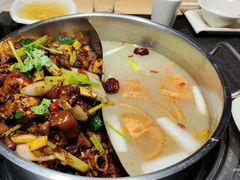 经典香辣蹄花锅-蓉客成都火锅·招牌麻辣牛杂·特色香辣蹄花(凌水店)