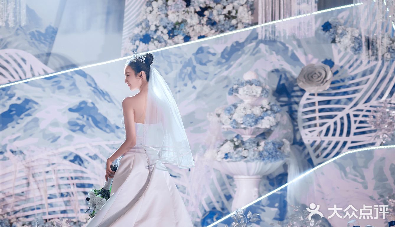 性价比超高的蓝色治愈婚礼✨｜天津婚礼