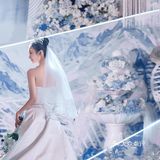 性价比超高的蓝色治愈婚礼✨｜天津婚礼