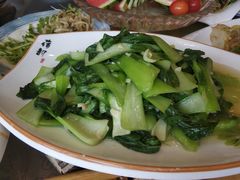 油淋菜心-快活林酒楼
