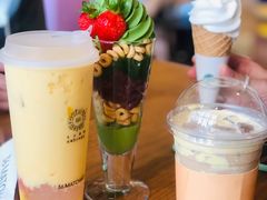 -36抹茶·千层与鲜果茶(欢乐海岸店)
