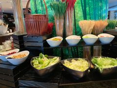 自助取餐区-厦门悦华酒店·绿庭主题自助餐厅
