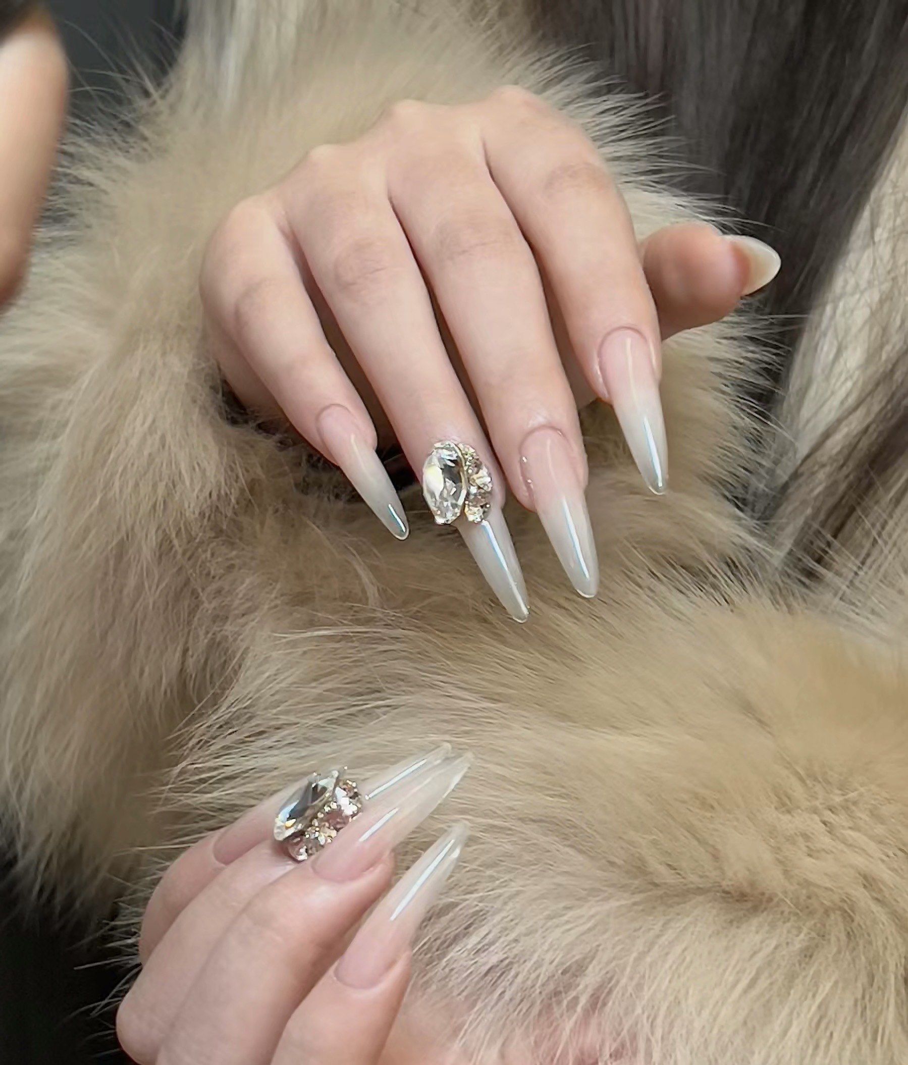 延长 #延长美甲 #渐变 #显白美甲款式