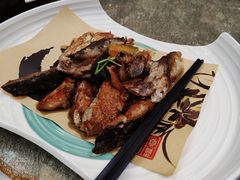 煎焗三文鱼头-东豪园林海鲜酒家(南港路辅路店)