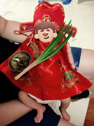 -凤鸣笔庄婴儿满月理发胎毛笔制作