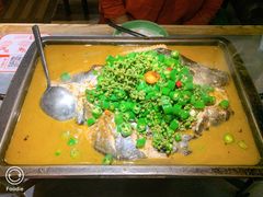鲜青椒烤鱼-探鱼·鲜青椒爽麻烤鱼(广州花都来又来店)