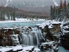 -阿萨巴斯卡瀑布观景点