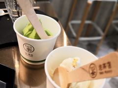 茉莉花冰淇淋-茶是一枝花泡茶店