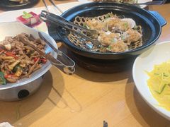 -海派美食·家宴海鲜青岛菜·石锅鲽鱼头(东方城店)