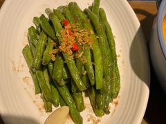 虾酱炒四季豆-帕蓝·暹罗料理(大学路店)