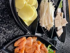 烤精品鸡胸肉-神火源炭火烤肉火锅店(西塘店)