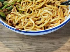 拌好的面-海生炒面  盐池手抓羊肉馆(鼓楼南街店)