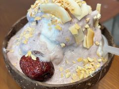 芋泥椰奶炒冰清补凉-椰子多多清补凉甜品店(河北路店)
