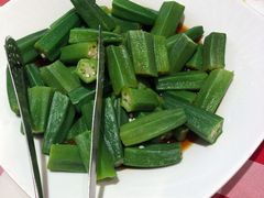 白灼秋葵-西贝(金桥店)