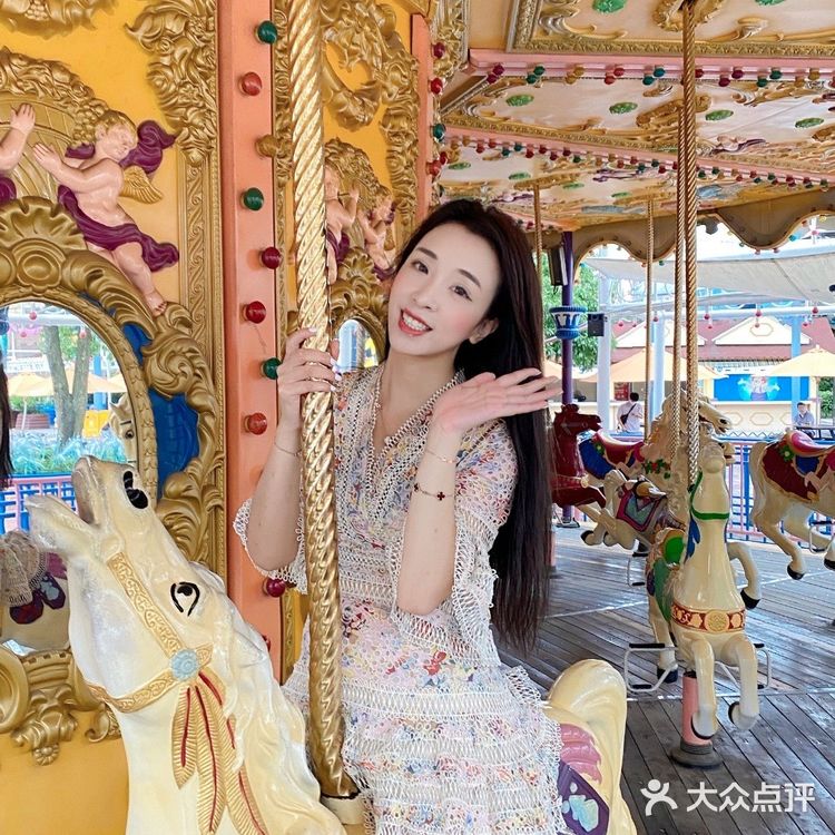 魔都游乐园🎠童话中的双层旋转木马