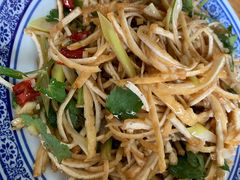 拌油豆腐丝-淳澄水盆羊肉