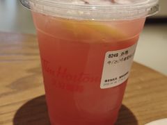 柠檬蜜桃乌龙茶-Tims天好咖啡·贝果(成都东站捷枫店)