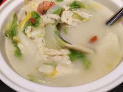 浓汤杭白菜浸农家腐竹-羽鸽集·乳鸽专门店·地道顺德菜(岭南站店)