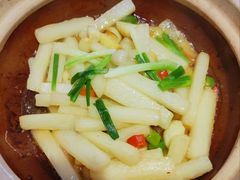 鸡汁鲜滑啫山药-谭十三南昌大排档(船山路总店)