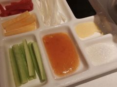 烤鸭配料-四季民福烤鸭店(王府井东安门店)