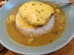 芝士牛肉汉堡咖喱饭-红小满休闲餐厅(十全街店)