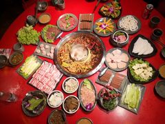 谭血鸭红锅底-谭鸭血老火锅(漳州路店)