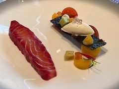 挪威烟熏三文鱼水晶黄瓜香槟奶油-福楼法餐厅FLO