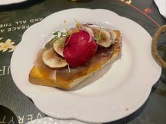 无花果火腿开放三明治-第101座花园餐厅(湖滨88店)