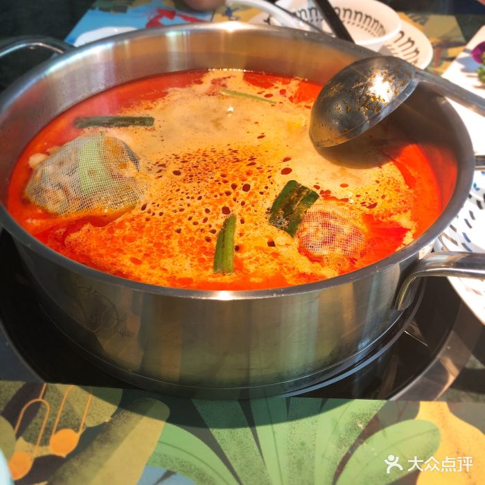 集渔·泰式海鲜火锅(双流店)冬阴功汤锅底图片 - 第1张