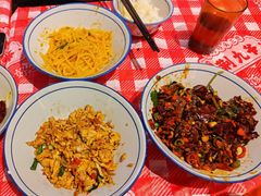 香醋炒土鸡蛋-荆九爷爆炒桥头三嫩(夫子庙店)