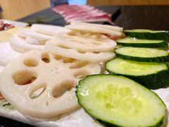 素菜拼盘-虎焱炭火烧肉