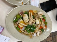 青椒炒鱿鱼-冰岛茶餐厅(人民路店)